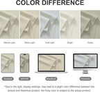 RYB HOME Outdoor Curtains for Patio Waterproof Block Sunlight Thermal Insulated - Image 8