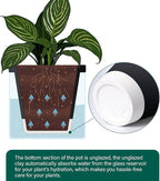 D'vine Dev 10 Inch Design Self Watering Planter - Image 6