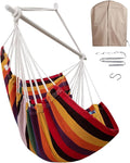 Miztli Hammock Chair with Hanging Chair Cover – Max 500 Lbs, Steel Spreader Bar by MIZTLI