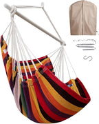 Miztli Hammock Chair with Hanging Chair Cover – Max 500 Lbs, Steel Spreader Bar by MIZTLI