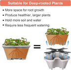 GameXcel Vertical Planter 7 Tier Stackable Planters Garden Planters Strawberry - Image 6