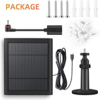 3 Pack 4W Solar Charger for Spotlight & Stick Up Outdoor Cam, High Efficiency - Image 3