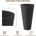Kante Tall Round Planter Set of 2 - Image 7