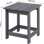 LZRS Adirondack Square Outdoor Side Table - Image 3