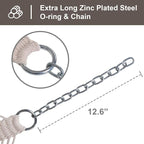 SUNCREAT Hammocks Traditional Rope Double Hammock - Image 7