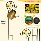 Sunflower Solar Watering Can Lights, Outdoor Waterproof Garden Lanterns - Image 7