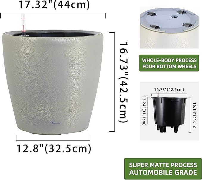Dexceder 18x17 Self Watering Planter - Image 3