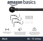 Amazon Basics Adjustable Curtain Rod - Image 2