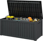 Outdoor Storage Box, Resin Deck Boxes Indoor and outdoor, Waterproof Storage - Image 5