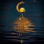 Moon Solar Lights Wind Chimes for Outside Gift for Women, Mom and Grandma - Image 5
