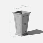 Veradek Fairmont Tall Plastic Planter - Image 3