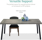Best Choice Products 6-Person Indoor Outdoor Acacia Wood Dining Table, Picnic - Image 7