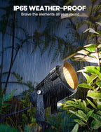 12W Low Voltage LED Landscape Lights - 12V Super Warm White Spotlight Landscape - Image 5