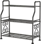 GIOTORENT Plant Stand Outdoor Indoor 3 Tier Metal Waterproof - Image 6