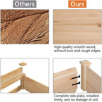 Yaheetech 8×4ft Wooden Horticulture Raised Garden Bed Divisible Elevated - Image 4