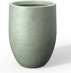Kante 21.7" H Mint Green Tall Planter, Large Outdoor Indoor Decorative Pot by Kante