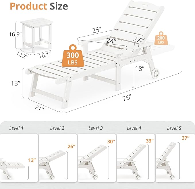 LUE BONA Chaise Lounge Chair - Image 2