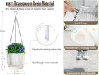 Melphoe 1 Pack Self Watering Hanging Planters Indoor Flower Pots, 8.3 Inch - Image 6