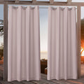NICOLE MILLER NEW YORK Canvas Indoor/Outdoor Grommet Top Curtain Panel Pair by NicoleMiller