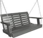 Highwood Weatherly Porch Swing, 4 Feet, Coastal Teak by highwood