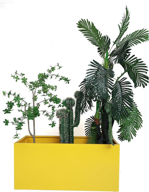 40" L x 16" W x 18" H Metal Large Rectangular Planter by MinCHI257