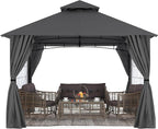 MASTERCANOPY Patio Gazebo Steel Frame Outdoor Gazebo - Image 7