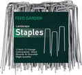 FEED GARDEN 6 Inch 100 Pack Galvanized Landscape Staples Plant Cover Stakes 11 by FEEDGARDEN
