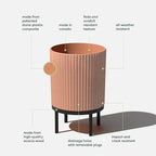 Veradek Demi Series Round Planter w/Stand - Image 2
