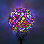 VCUTEKA Solar Outdoor Lights Garden Decor Mosaic Solar Garden Lights Waterproof - Image 7