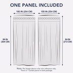 PureFit Outdoor Curtains for Patio Waterproof Weatherproof, UV and Fade - Image 6