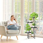 Plant Stand Indoor Outdoor, 5 Tier Metal Flower Pot Shelf Holder Clearance - Image 7