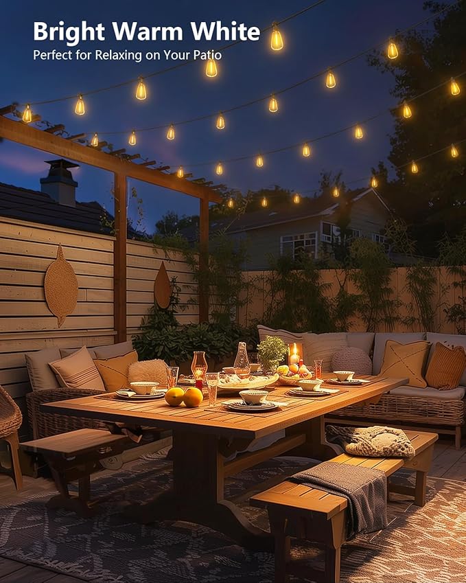 Brightown 175FT Solar String Lights Outdoor Waterproof - Image 8