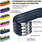 Galvanized Metal Planter Raised Garden Bed Kit - Image 2