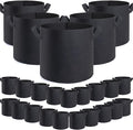 GROWTNT 10 Gallon Grow Bags 24 Pack, 10 Gallon Fabric Pots, Garden Bags to Grow by GROWTNTLLC