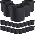 GROWTNT 5 Gallon Grow Bags 24 Pack, 5 Gallon Fabric Pots, Garden Bags to Grow by GROWTNTLLC