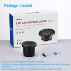 LEONLITE Dia. 4 Inch Well Lights Landscape LED In Ground, Grated Top, 5 Color - Image 9