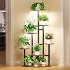 Corner Plant Stand with Grow Lights, 7 Tiered Plant Shelf Indoor, Metal Plant - Image 8