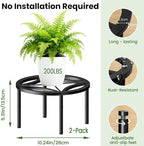 TOSKING 2-Pack Plant Stands - Image 3