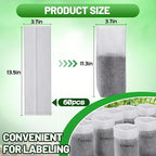 Cosweet 13.5''H Deep Nursery Grow Bags, Biodegradable Non-Woven Fabric Planting - Image 5