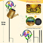 Butterfly Solar Watering Can Lights, Outdoor Waterproof Garden Lanterns - Image 7
