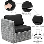 Tangkula 8 Pieces Wicker Patio Furniture Set - Image 5