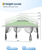 Canopy Tent 12x12 ft, Pop Up Gazebo One-Push Setup - Image 3