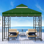 10x10 Canopy Replacement Top Double Tiered Gazebo Cover - Image 5