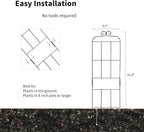 4 Pack 31'' Plant Trellis for Climbing Plants Indoor & Outdoor, Metal Trellis - Image 2