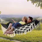 Hammock Hanging Swing Double Max 500lbs Macrame - Image 7