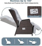 Outdoor Indoor Wicker Recliner - Image 3