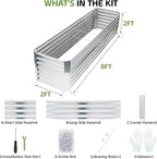 8x2x2ft Raised Garden Bed - Image 2