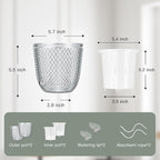QCQHDU 2 Pack Self Watering Pots, 5.7 Inch Flower Pots - Image 6