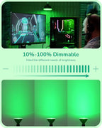 EDISHINE St.Patrick's Day/Easter Decorations PAR38 Green LED Flood Light Bulbs - Image 6