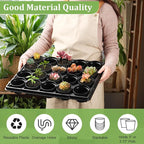 3 Inch Plastic Plant Pots 100 Pcs - Image 2